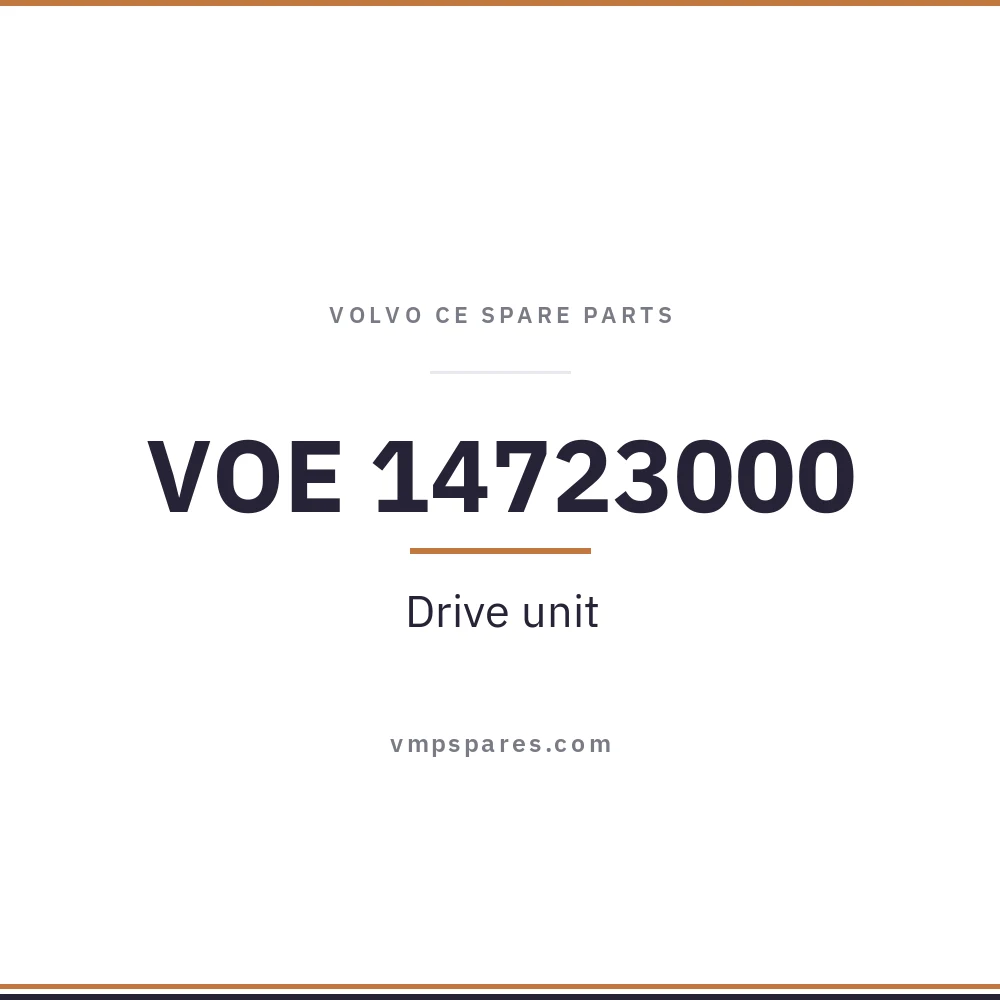 VOE 14723000 – Drive unit