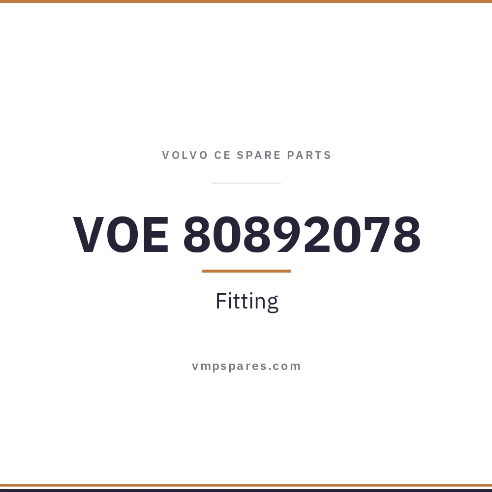 VOE 80892078 – Fitting