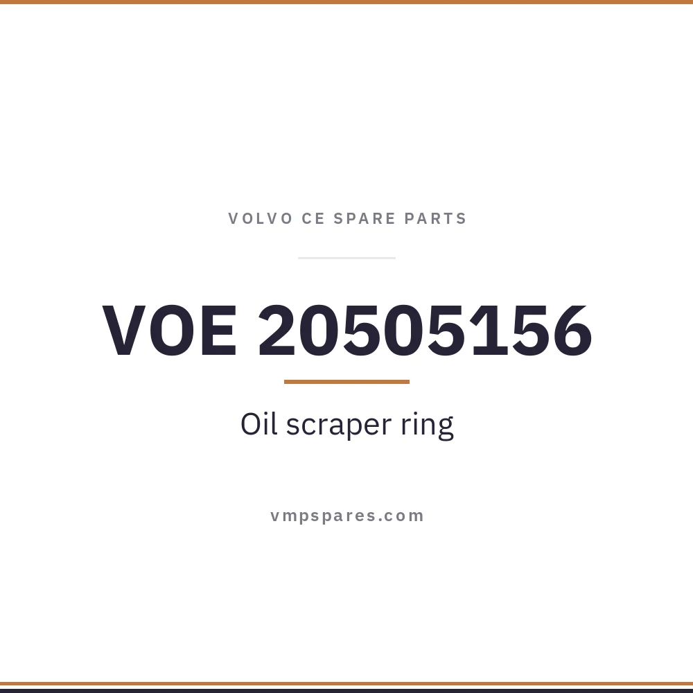 VOE 20505156 – Oil scraper ring