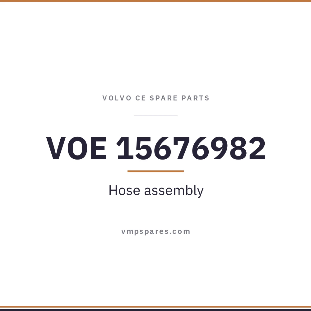 VOE 15676982 – Hose assembly