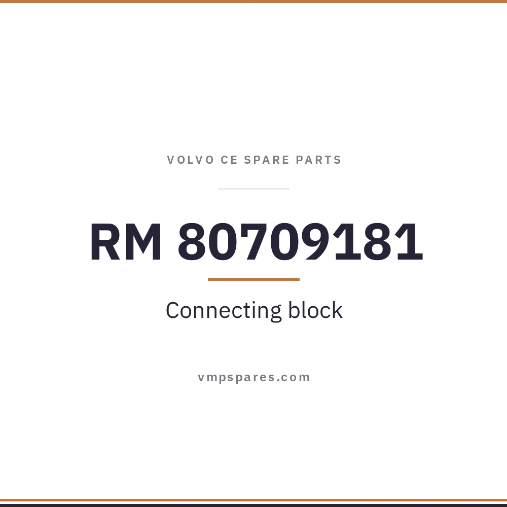 RM 80709181 – Connecting block