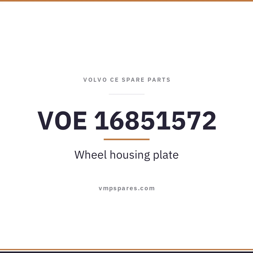 VOE 16851572 – Wheel housing plate
