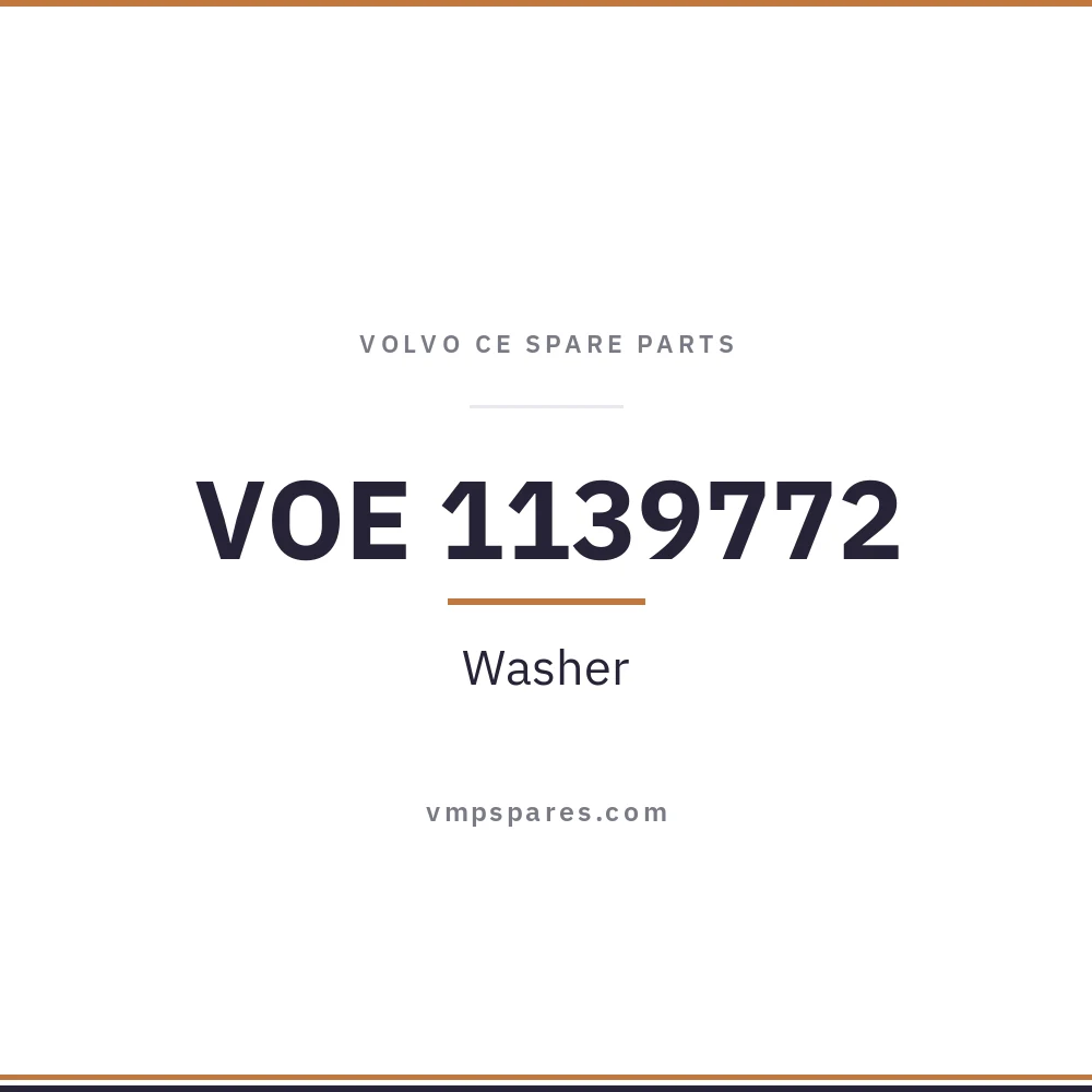 VOE 1139772 – Washer