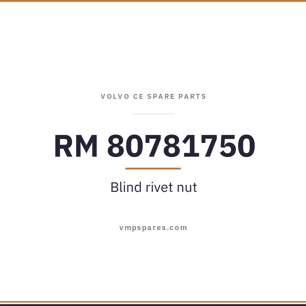 RM 80781750 – Blind rivet nut
