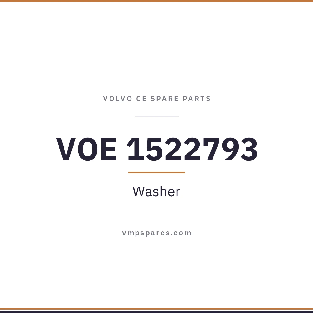 VOE 1522793 – Washer
