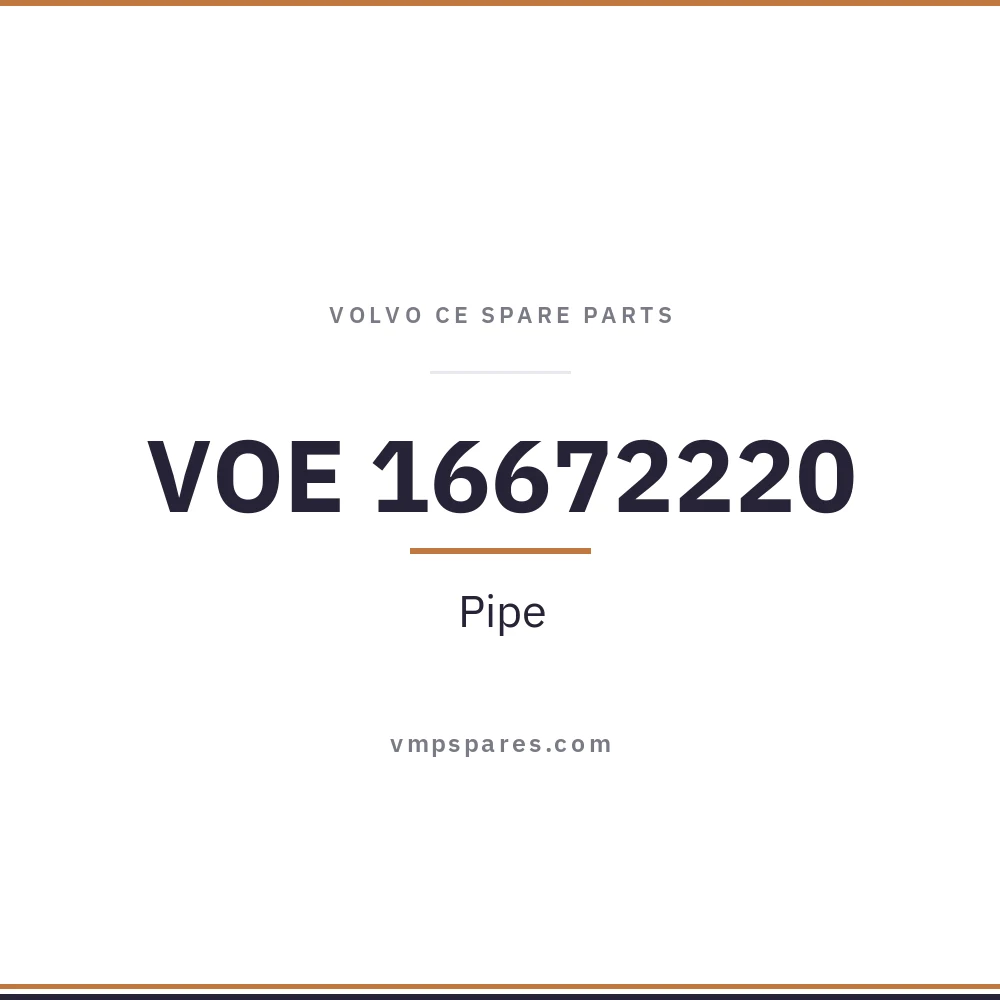 VOE 16672220 – Pipe