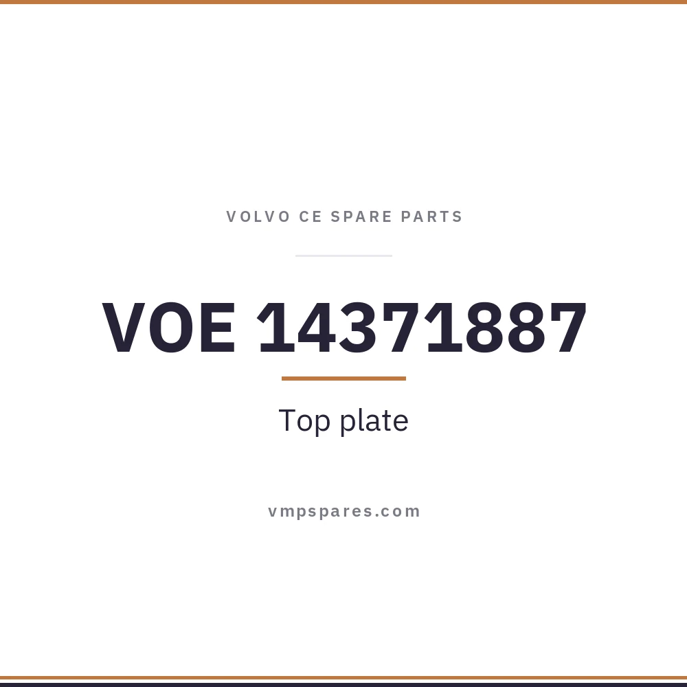 VOE 14371887 – Top plate