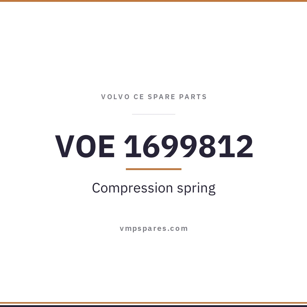 VOE 1699812 – Compression spring