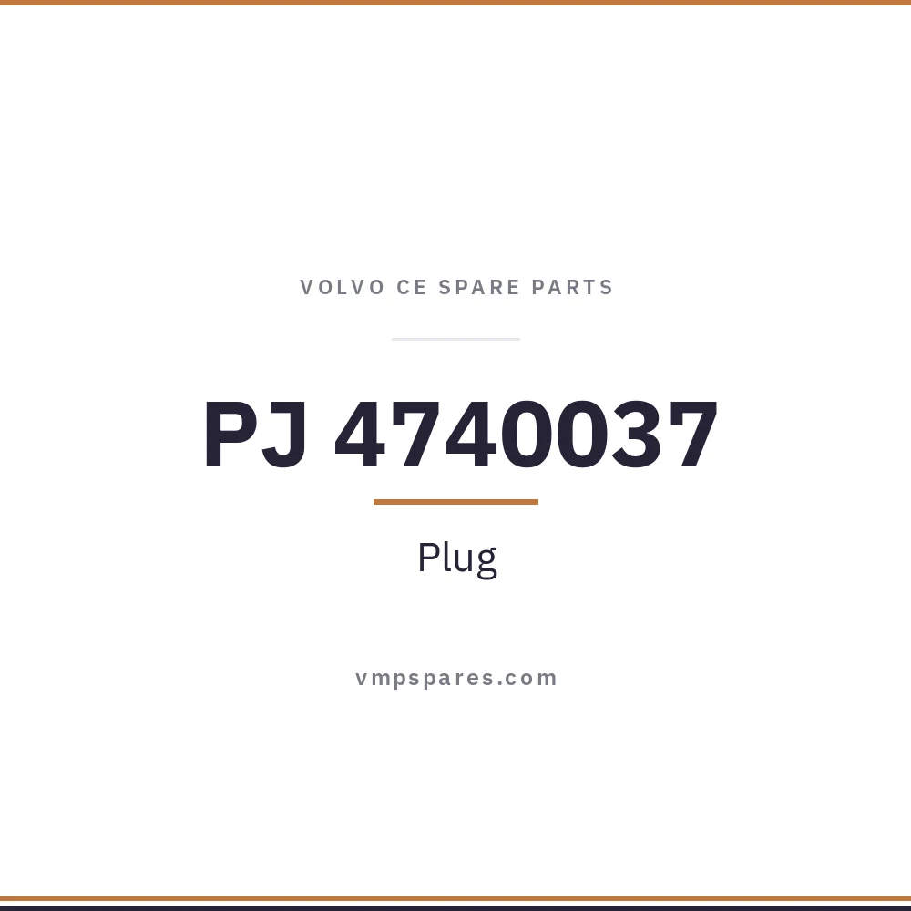 PJ 4740037 – Plug