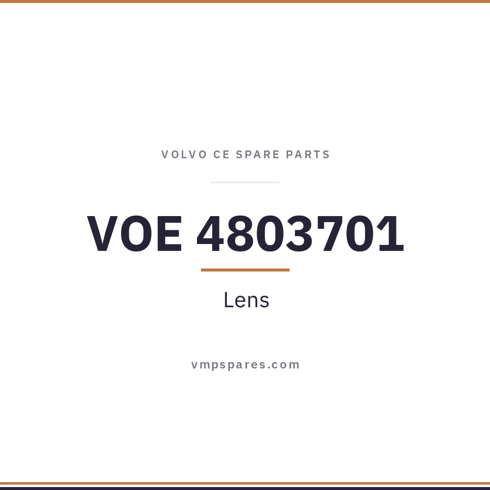 VOE 4803701 – Lens