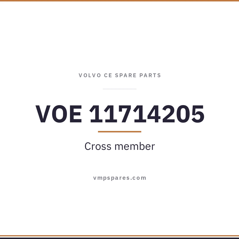 VOE 11714205 – Cross member