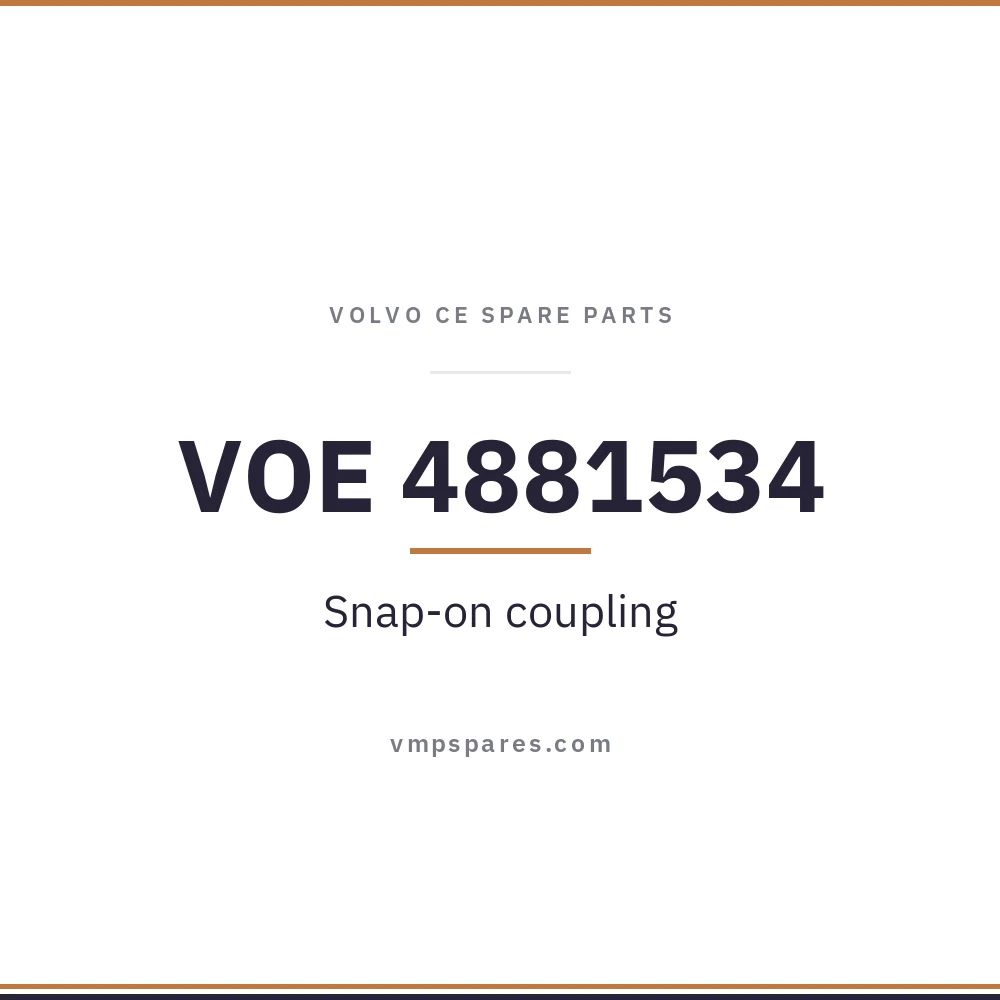 VOE 4881534 – Snap-on coupling