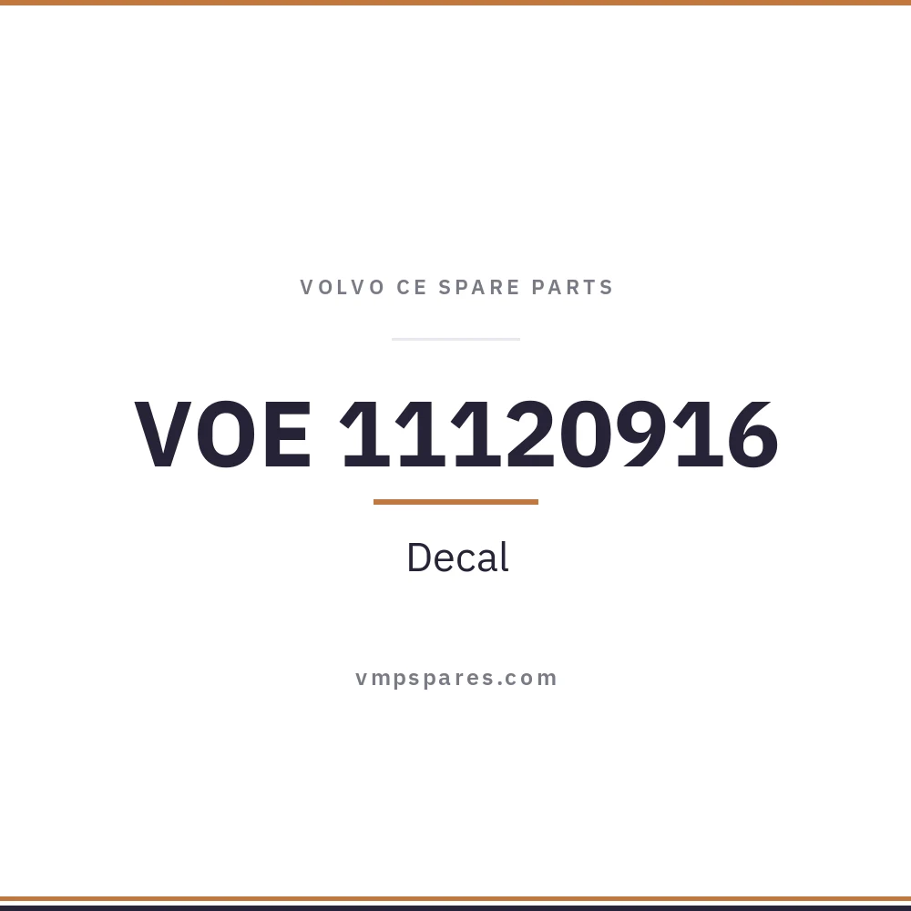 VOE 11120916 – Decal