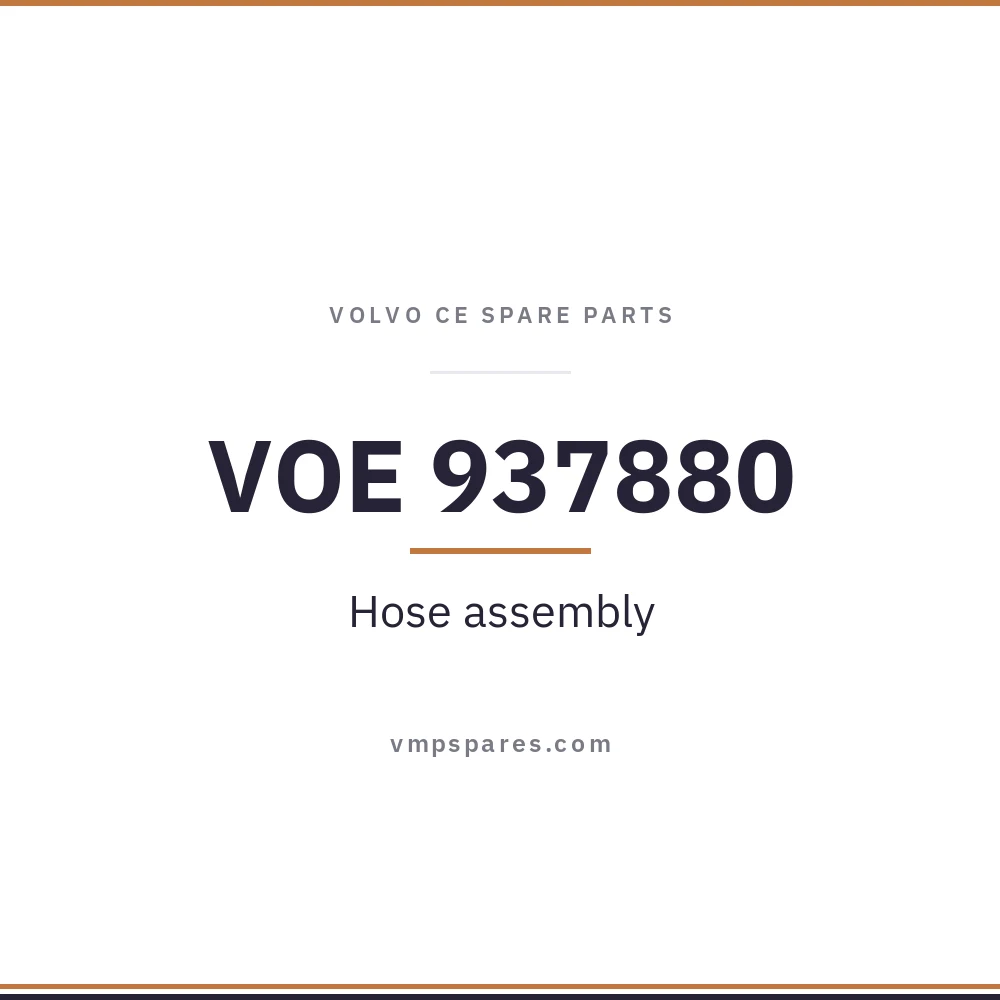 VOE 937880 – Hose assembly
