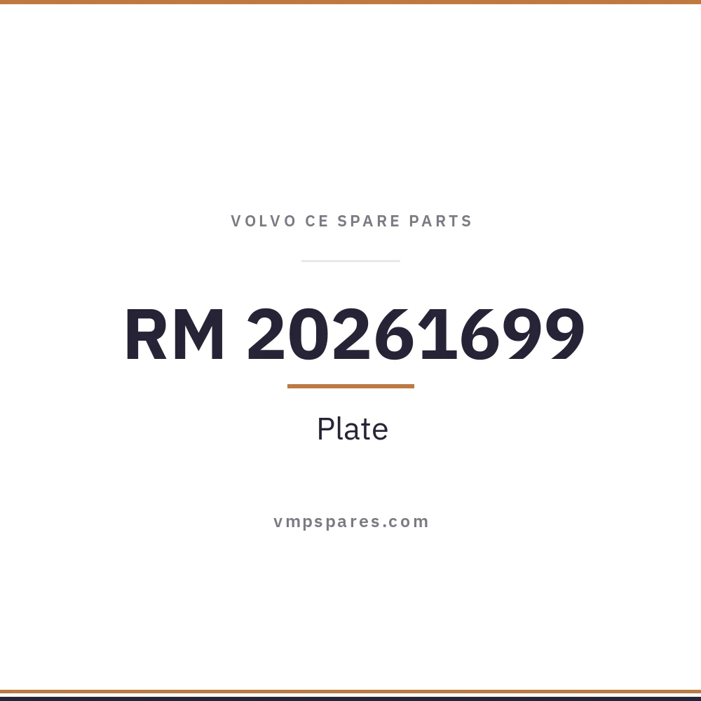 RM 20261699 – Plate