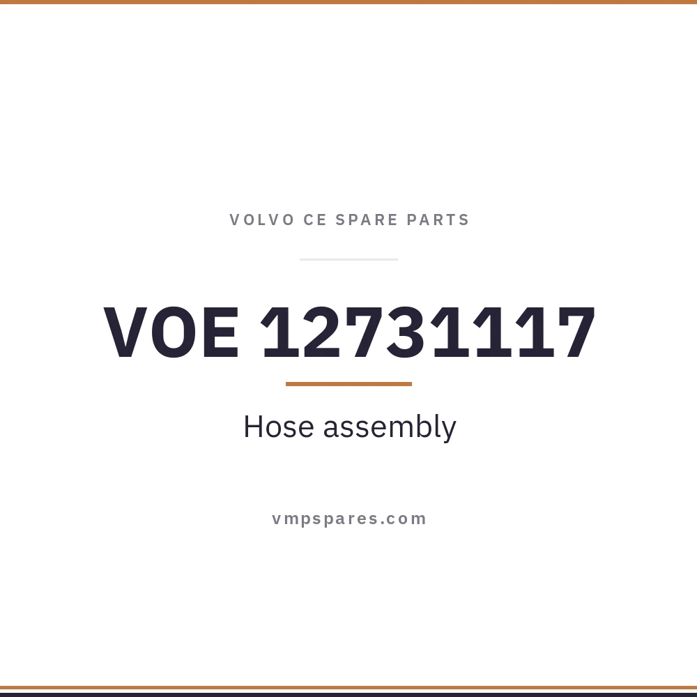 VOE 12731117 – Hose assembly