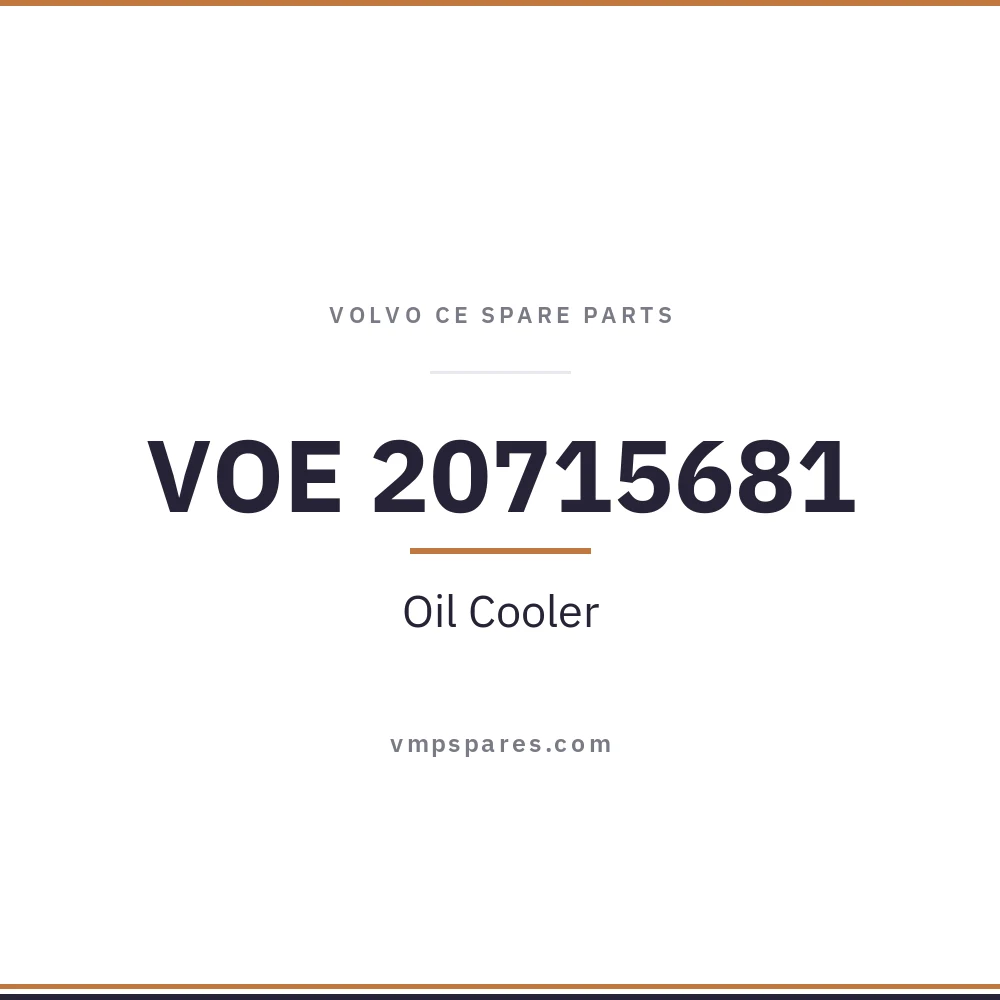 VOE 20715681 – Oil Cooler