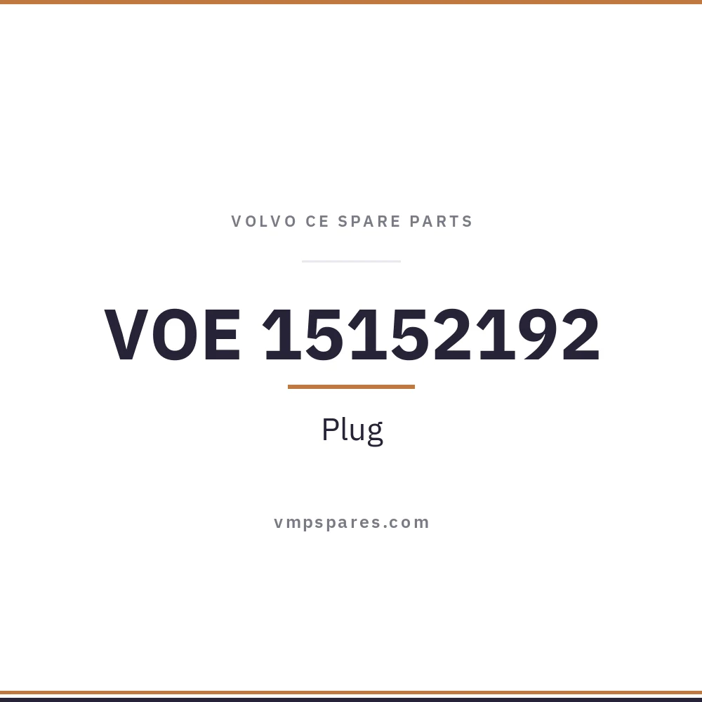 VOE 15152192 – Plug