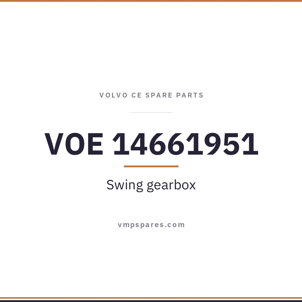 VOE 14661951 – Swing gearbox