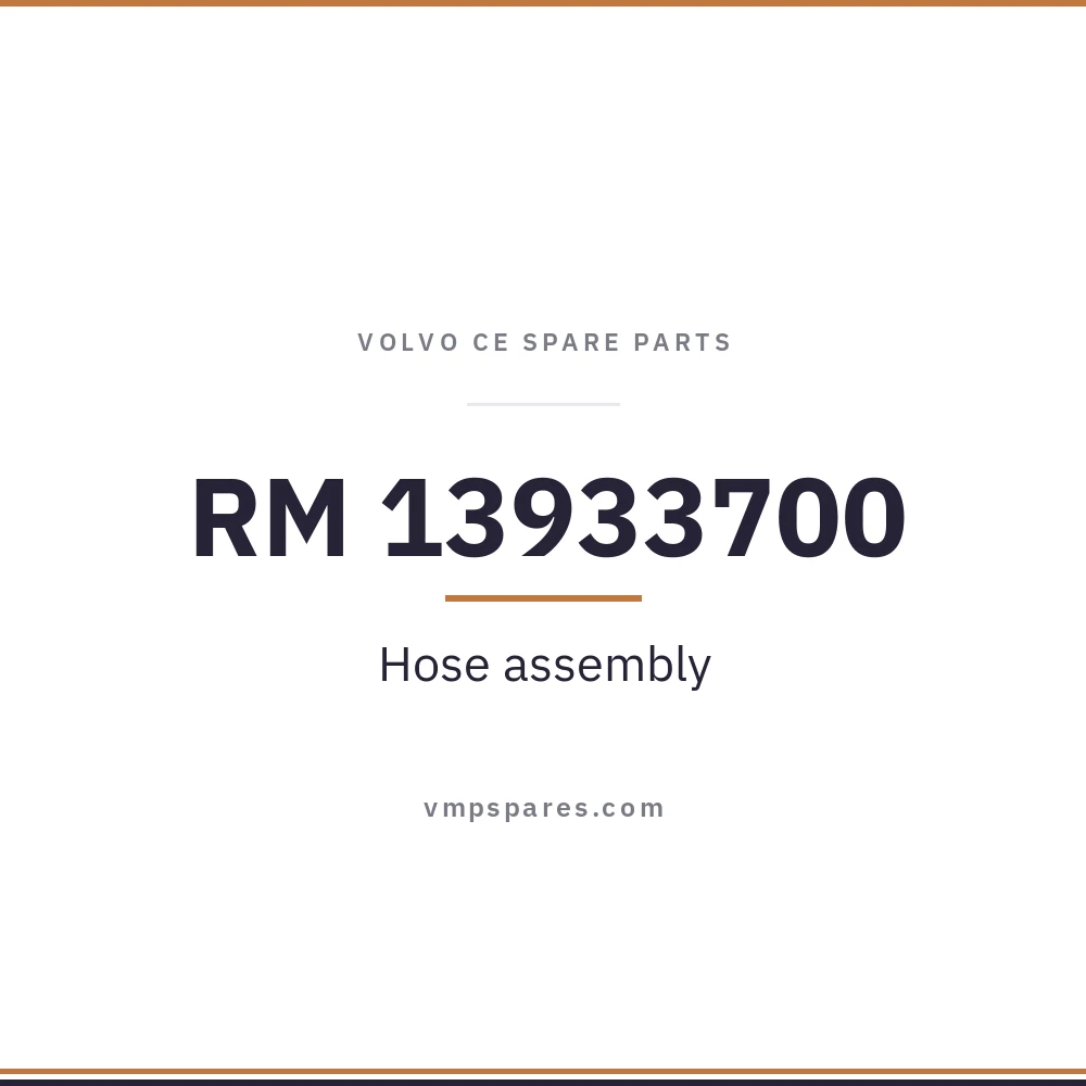 RM 13933700 – Hose assembly