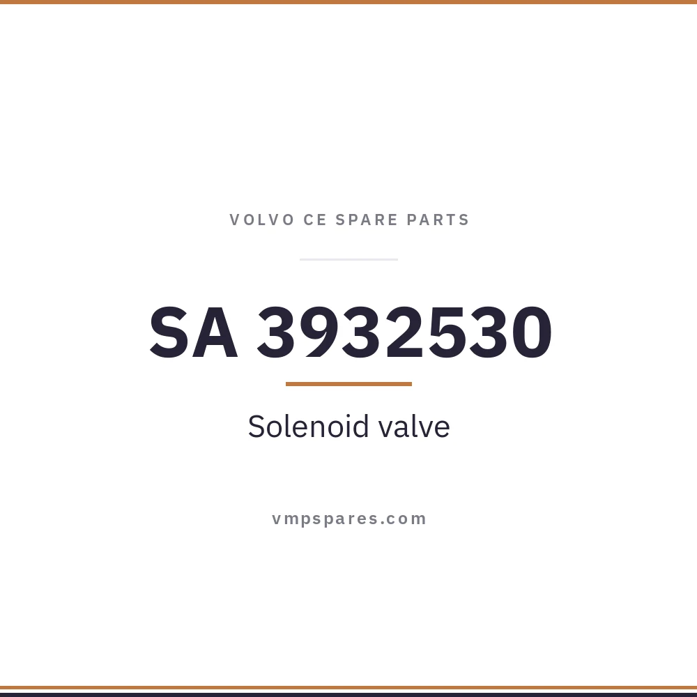 SA 3932530 – Solenoid valve