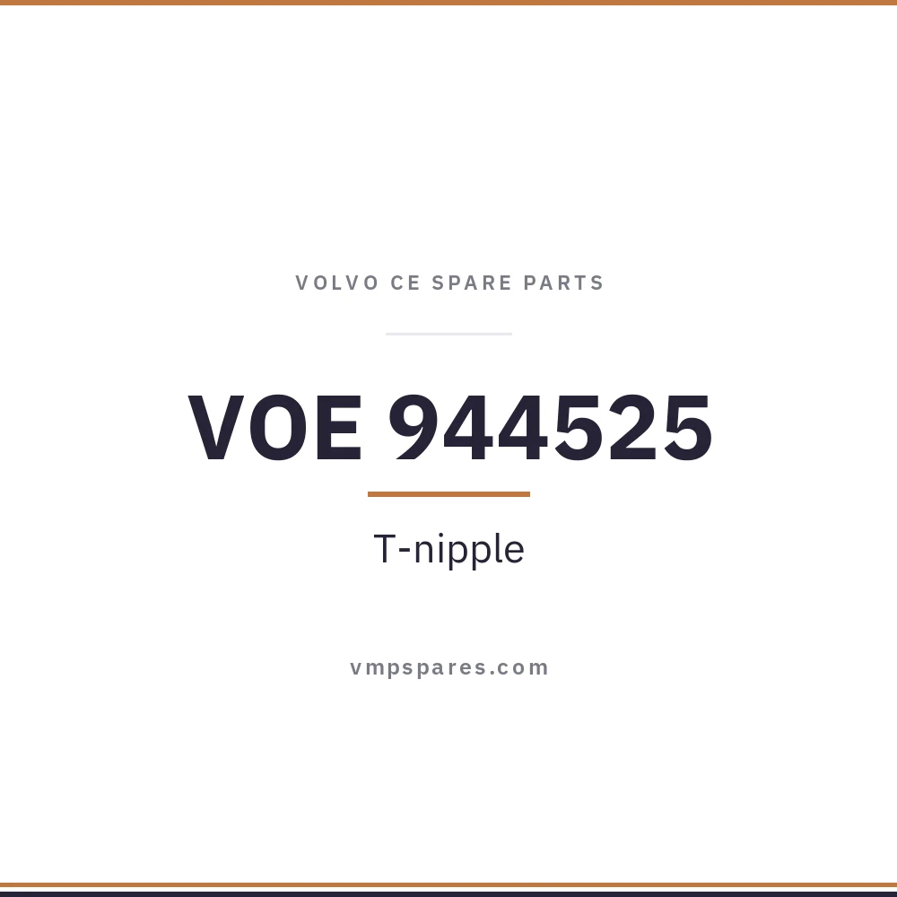 VOE 944525 – T-nipple
