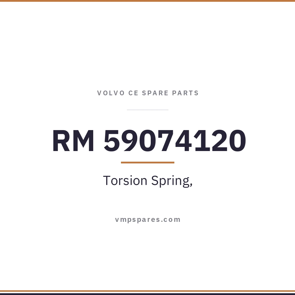 RM 59074120 – Torsion Spring,