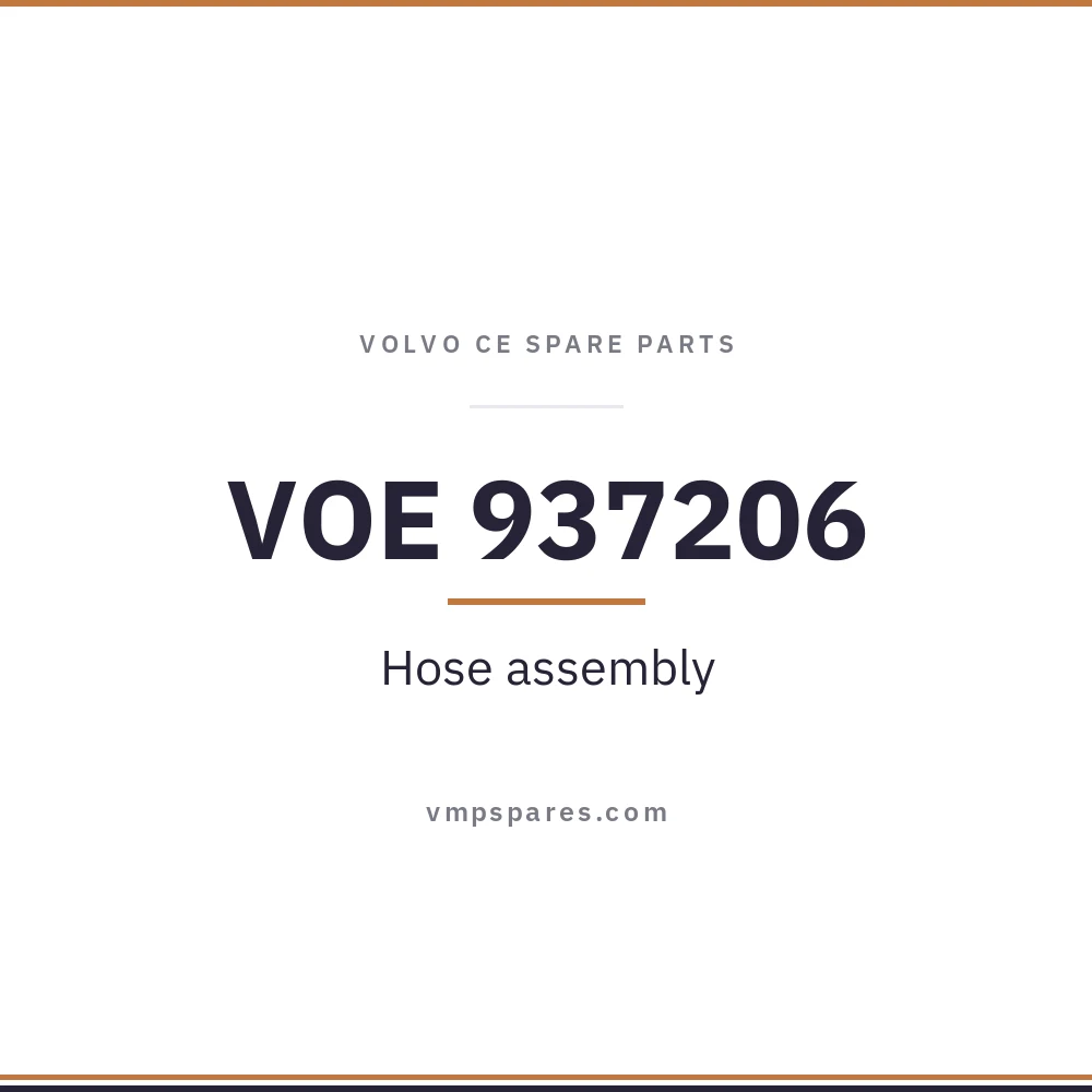 VOE 937206 – Hose assembly