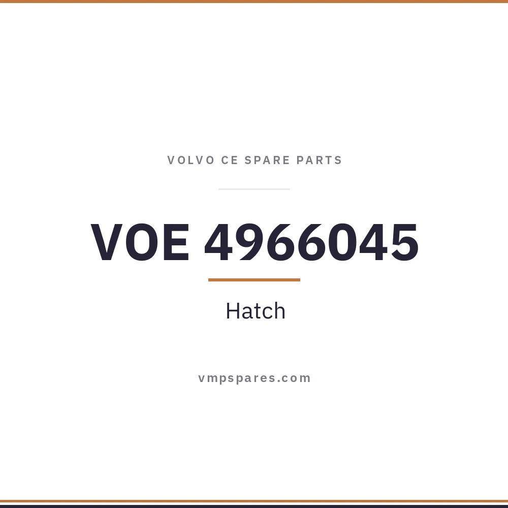 VOE 4966045 – Hatch