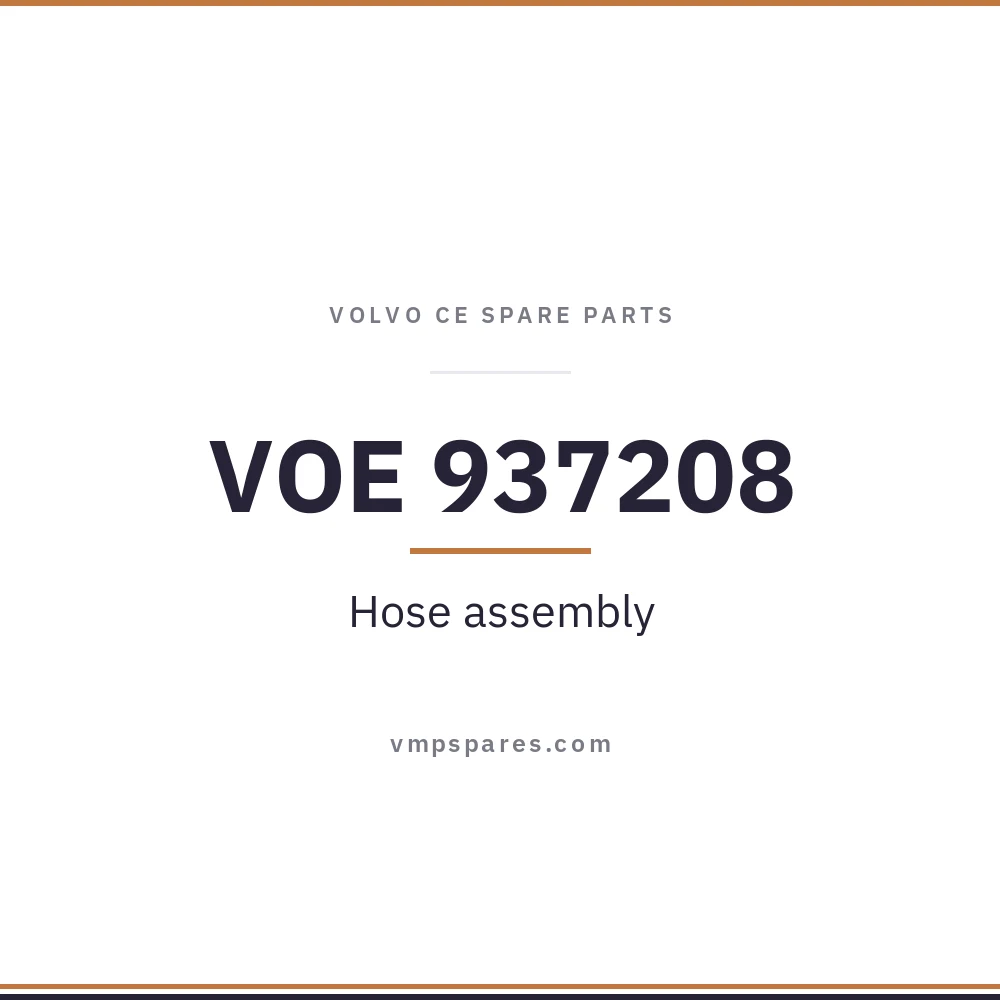 VOE 937208 – Hose assembly