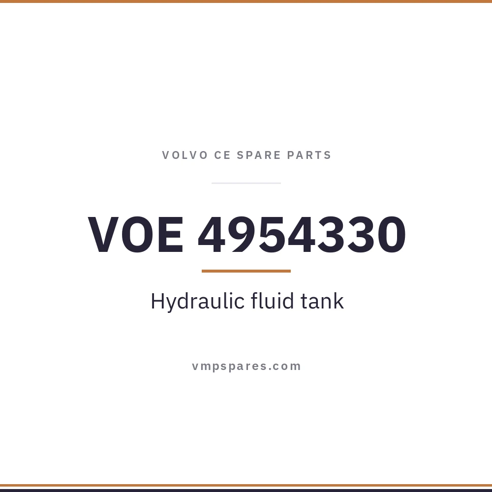 VOE 4954330 – Hydraulic fluid tank