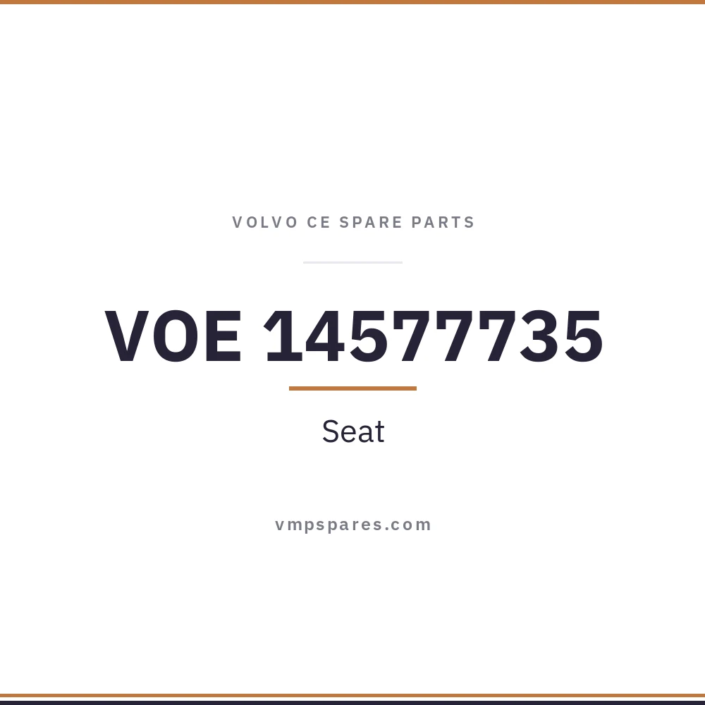 VOE 14577735 – Seat