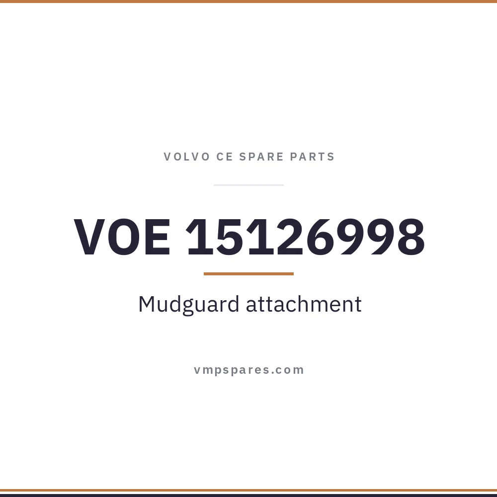 VOE 15126998 – Mudguard attachment