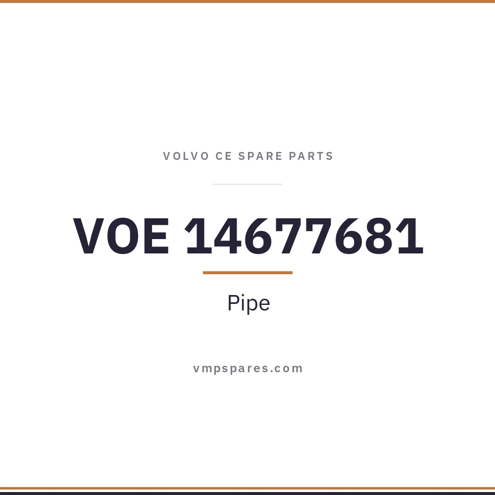 VOE 14677681 – Pipe
