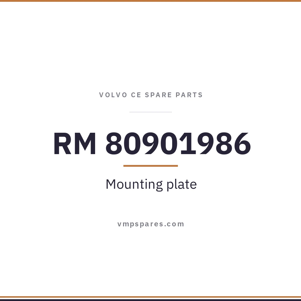 RM 80901986 – Mounting plate