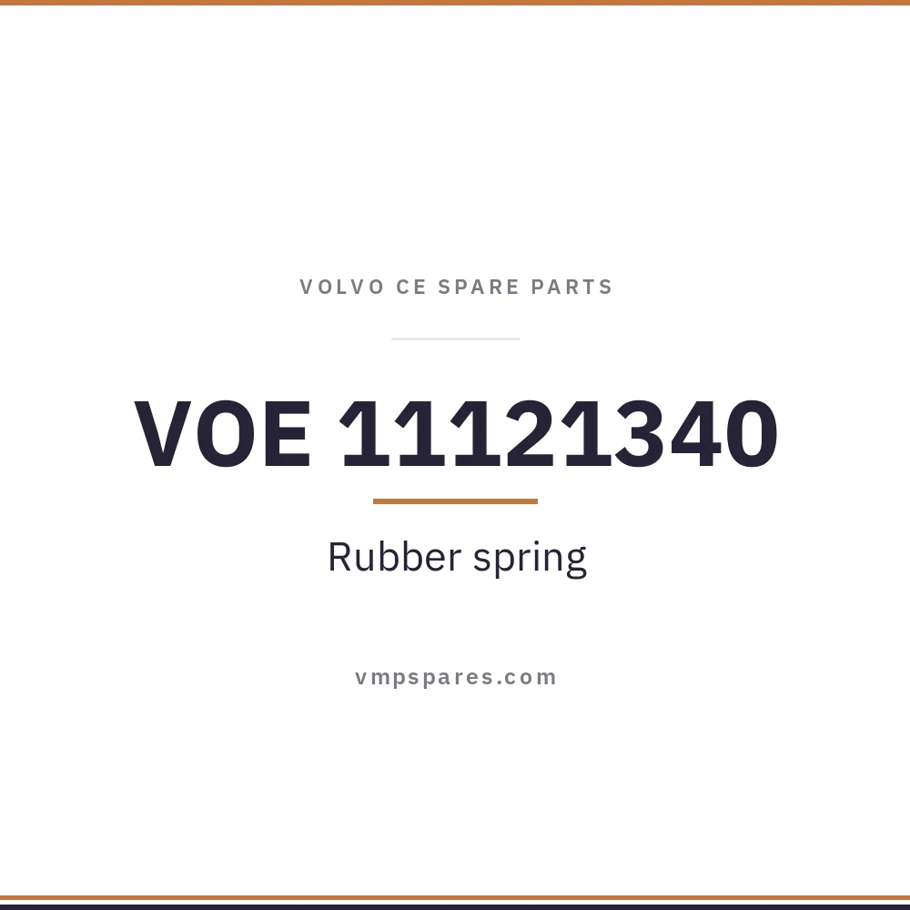 VOE 11121340 – Rubber spring
