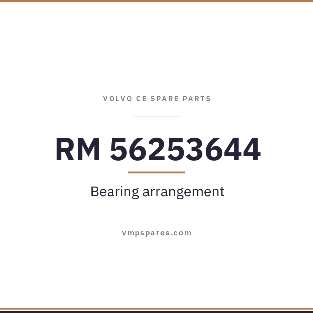 RM 56253644 – Bearing arrangement