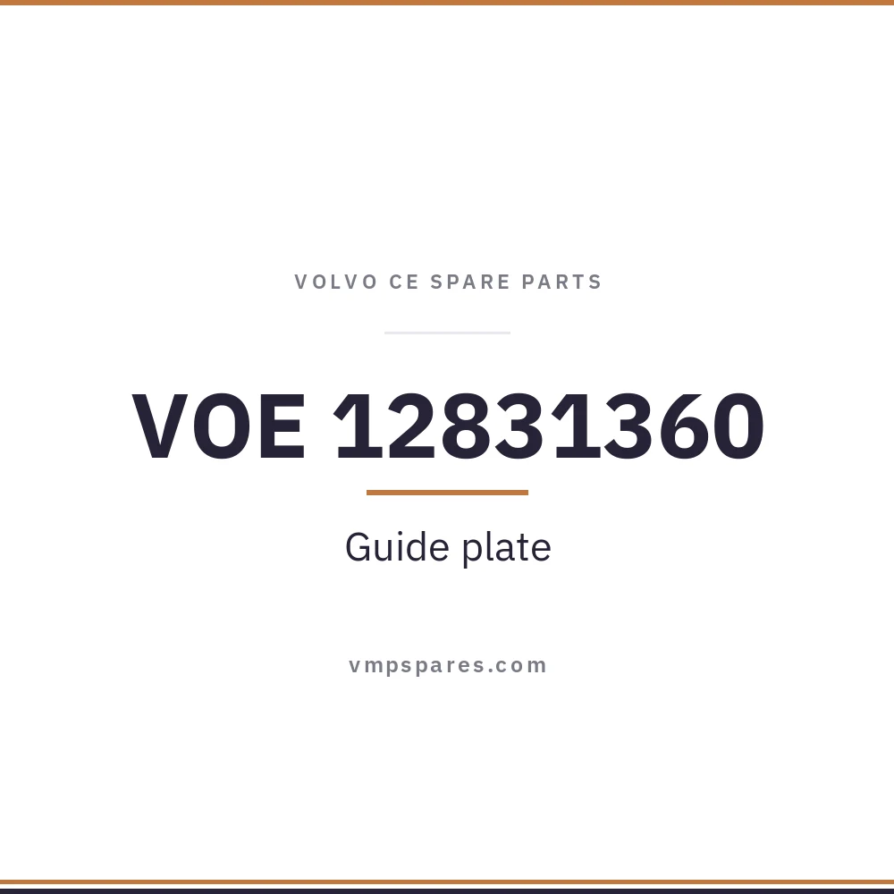 VOE 12831360 – Guide plate