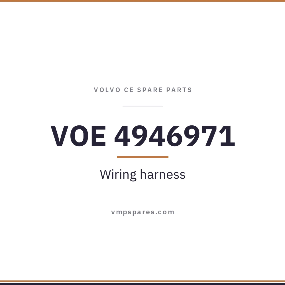 VOE 4946971 – Wiring harness