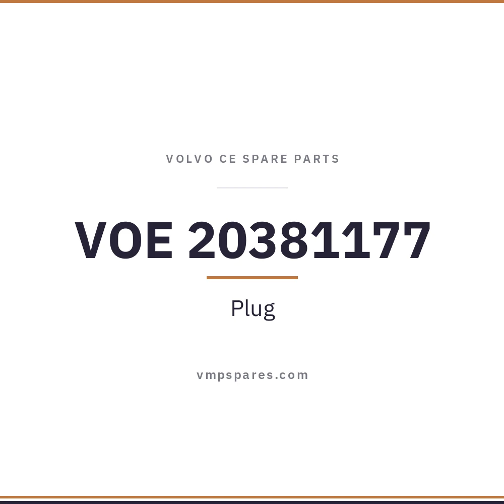 VOE 20381177 – Plug
