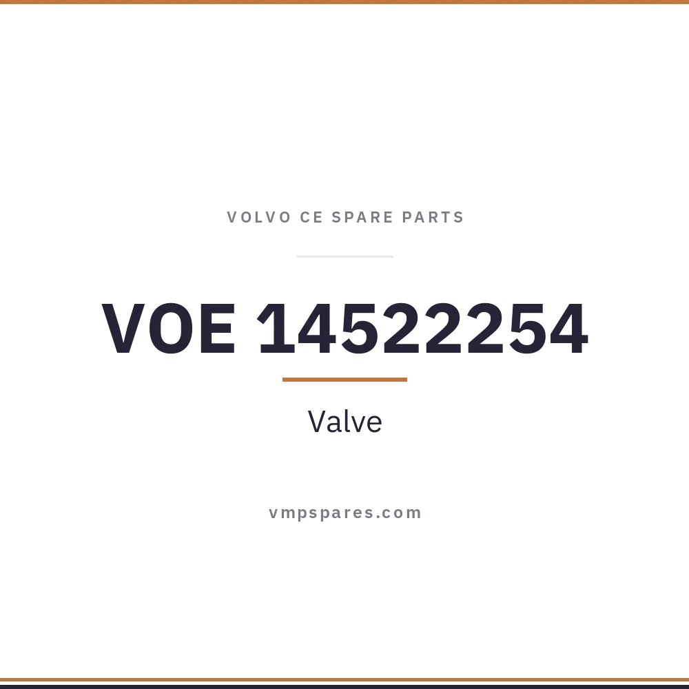 VOE 14522254 – Valve