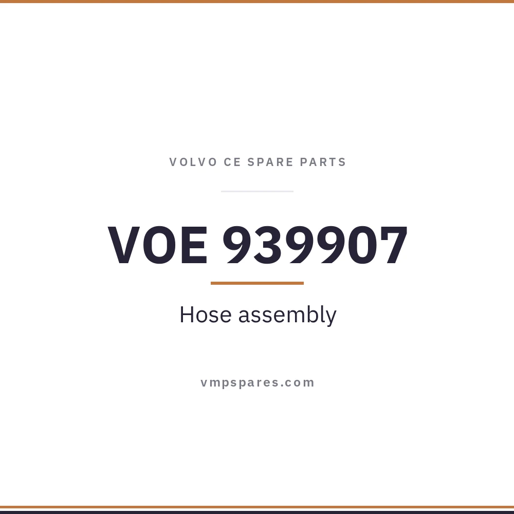 VOE 939907 – Hose assembly