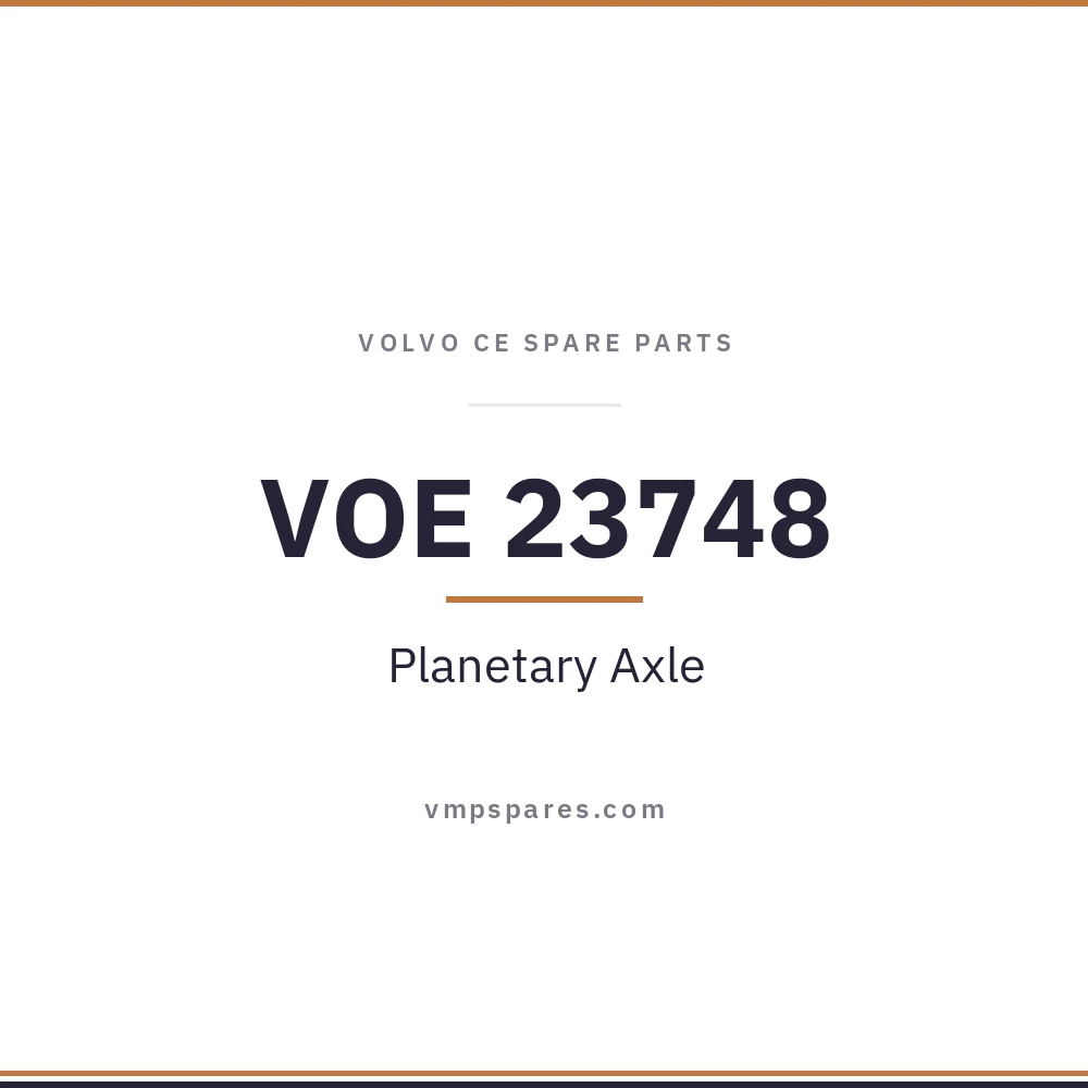 VOE 23748 – Planetary Axle