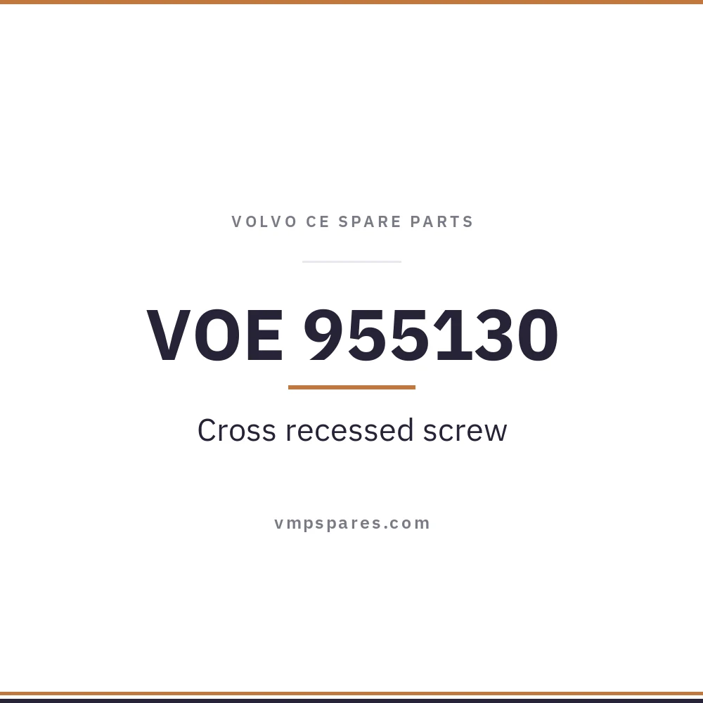 VOE 955130 – Cross recessed screw