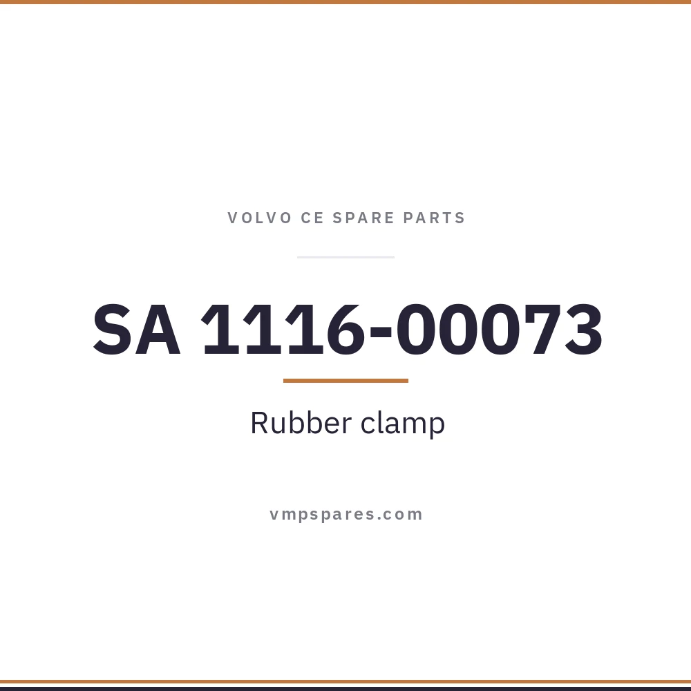 SA 1116-00073 – Rubber clamp