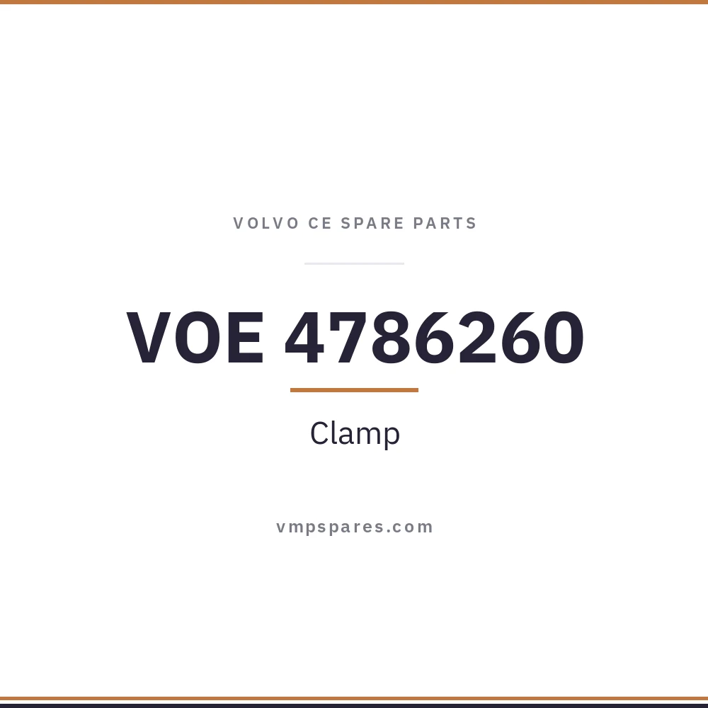VOE 4786260 – Clamp