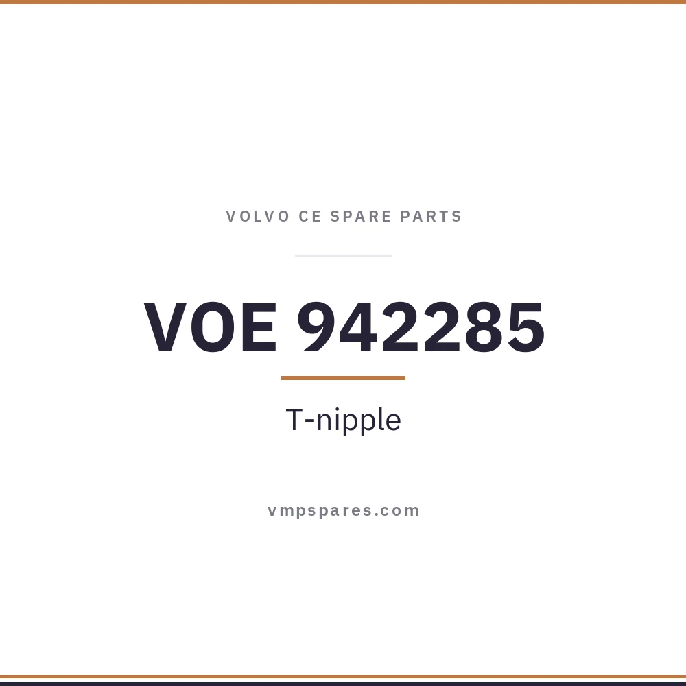 VOE 942285 – T-nipple