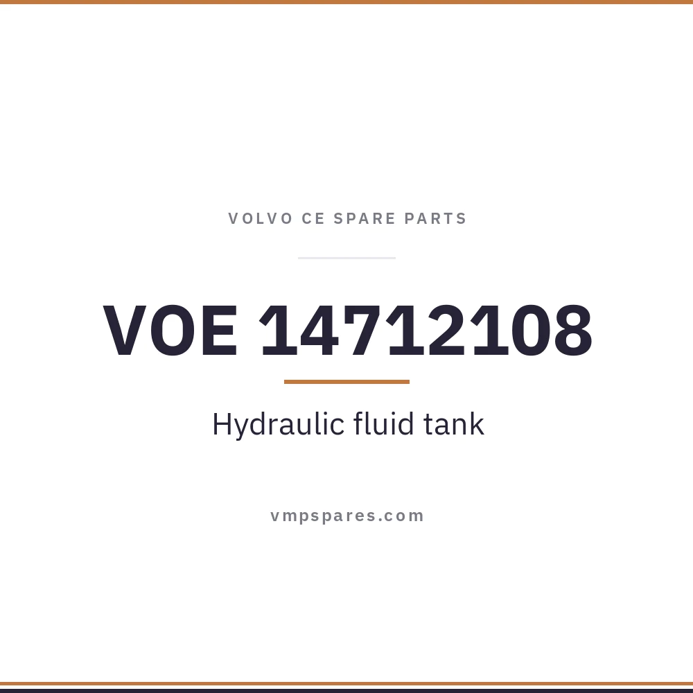VOE 14712108 – Hydraulic fluid tank