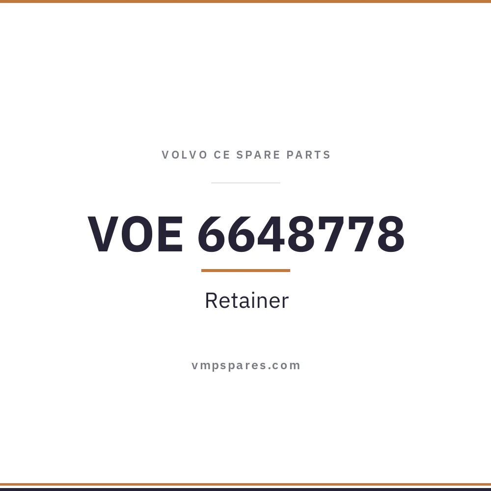 VOE 6648778 – Retainer