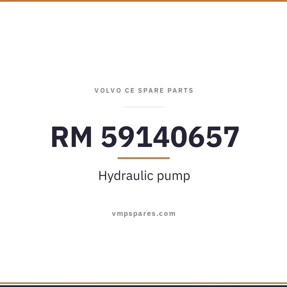 RM 59140657 – Hydraulic pump